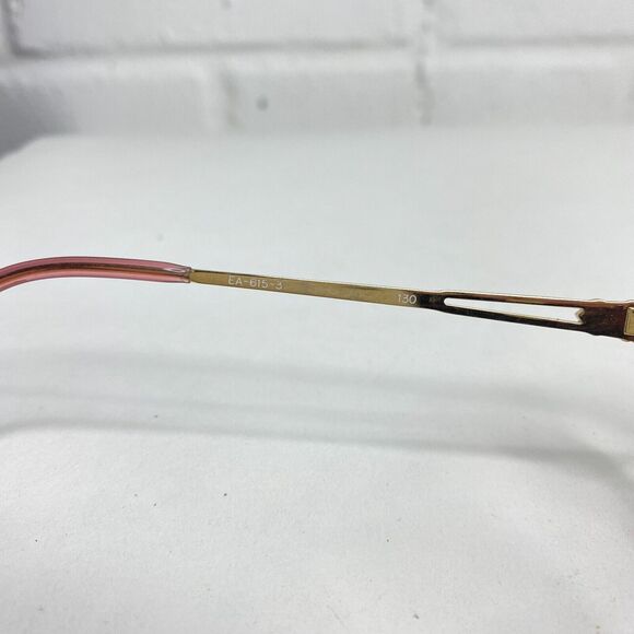 Elizabeth Arden EA-615-3 Red Square Full Rim Eyeglasses Frames A3 H2057 - Picture 6 of 9